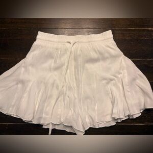 Glam White Women's Skort